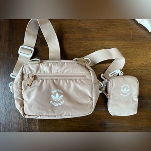 Adidas Original Puffer Pouch Magic Beige Crossbody Fanny Pack